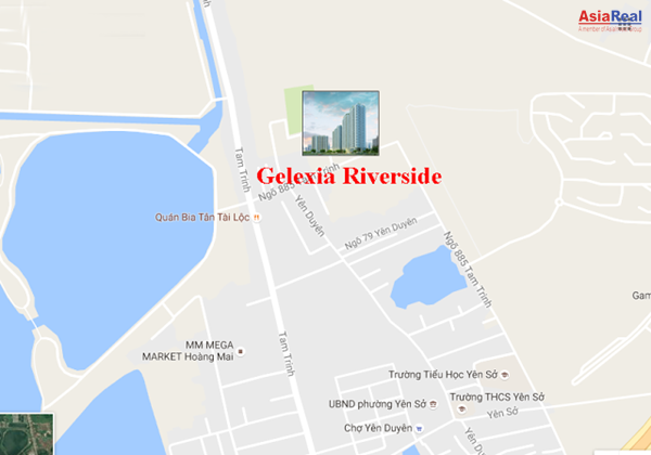 Vị trí Gelexia Riverside