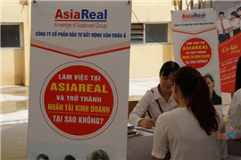AsiaReal tạo cơ hội làm việc cho sinh viên các trường Đại học và Cao đẳng tại Ngày hội việc làm do Trường Đại học Thành Đô tổ chức